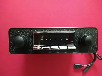 Vintage Car Radio Classic Style AM FM IPod Adjustable Shaft Knobs Bluetooth USB • $359.95