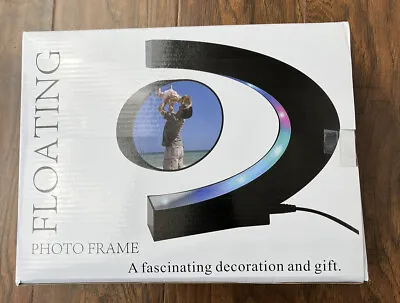 £19.57 • Buy C Shape BlackElectronic Magnetic Levitation Floating Photo Frame Home Decoration