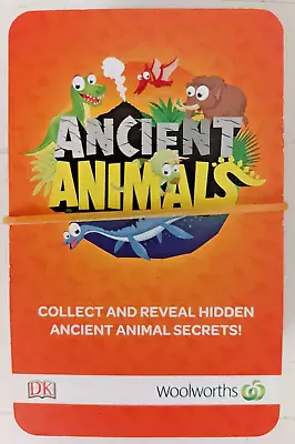 Woolworths Ancient Animals Cards  79 Of 81 Different Cards Orange • $15.95