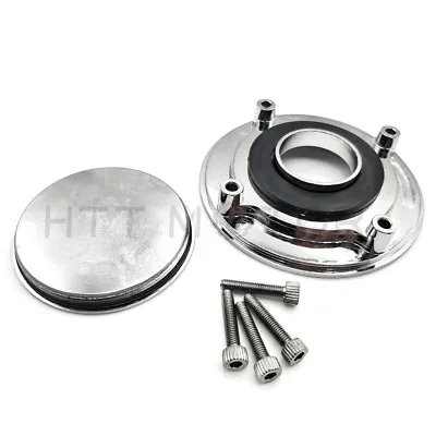 Chrome Keyless Gas Cap Twist Off Fuel Tank Cap For 01-02 GSXR1000/99-07 Hayabusa • $23.75