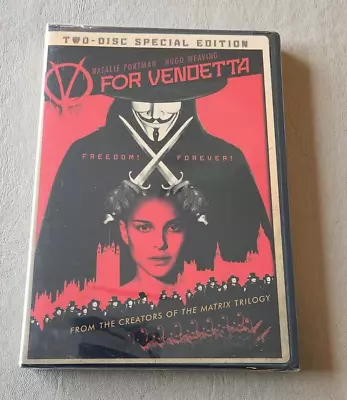 V For Vendetta (DVD 2006 Two-Disc Special Edition) Widescreen SEALED NISB • $4.99