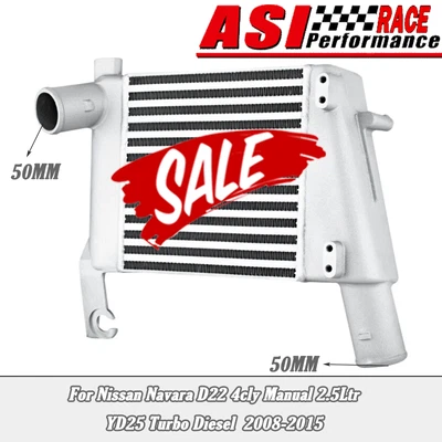 $299 • Buy Upgrade Intercooler Fits Nissan Navara D22 4CLY 2.5L YD25DDTi Turbo Diesel 08-15