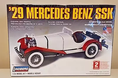 LINDBERG '29 Mercedes Benz SSK Kit #72326 Factory Sealed  Dented Box  • $28.99