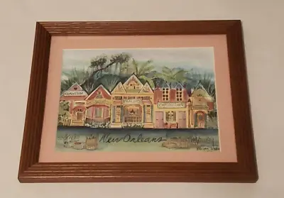 Merry Pierce Lowrey Art Print Numbered Signed (1990) New Orleans Bayou Trade • $29.50