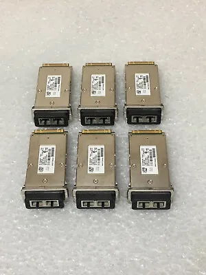 Lot Of 6 Genuine Cisco X2-10GB-SR Optical Transceiver Modules 10-2205-06 V06 • $55