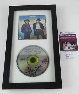 Merle Haggard Signed Autographed Framed Display Matted CD W/Cover JSA COA • $199.99