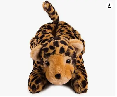 Lazy Paws Adult Sized Animal Slippers -Cheetah- Size Medium Only • $14.95