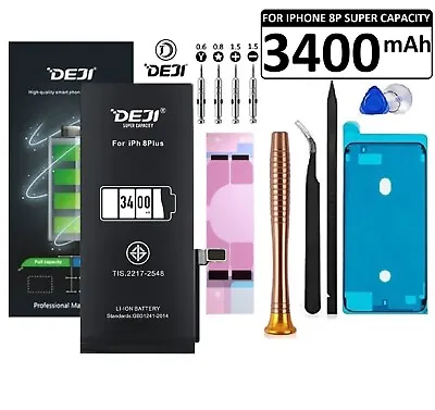 IPhone 8 PLUS Battery 3400mAh DEJI® High Capacity Premium Quality OEM UK + Tools • £21.99