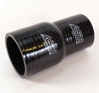 Black Silicone Hose Straight Reducer - Coolant Radiator Pipe Tube Reduction Step • £10.43