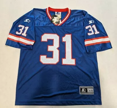 NWT VTG 1998 Starter NY Giants Jason Sehorn #31 Football Jersey Youth Sz L 14-16 • $34.99