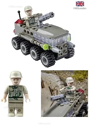 Army Military Field Gun Tank  Blox Toys Kids ( LEGO Size ) UK • $19.14