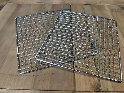 2 X New Hibachi Yakitori BBQ Grill Cooking Mesh (27 X 23cm) - Suit Large Hibachi • $33