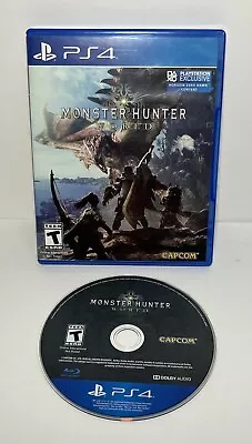 Monster Hunter World Sony Playstation 4 PS4 2018 Video Game • $12.99