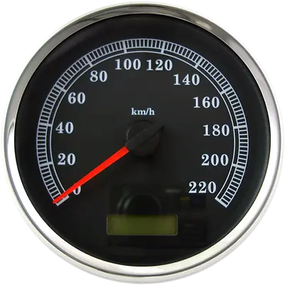 Drag Specialties 5  Programmable Electronic Speedometer 220 Km/h #2210-0464 • $233.36