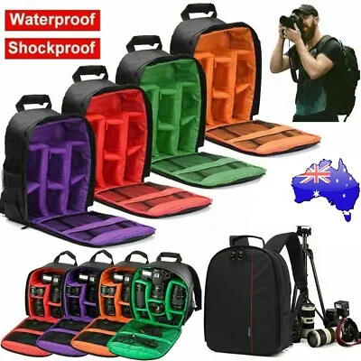 DSLR Camera/Video Backpack Waterproof Camera Bag For SLR/DSLR Camera Lens Bags • $31.49