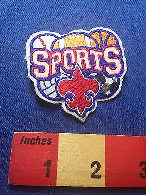 Fun Scout SPORTS Patch W/ Volleyball Baseball Football & Basketball 73X0 • $3.79