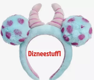 Disney Pixar Monsters Inc Disney Parks Sulley Sully Fuzzy Ear Headband 2023 • $34.97