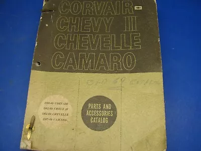 1967-1969 Camaro Chevelle Parts Catalog Book Original GM • $99.95