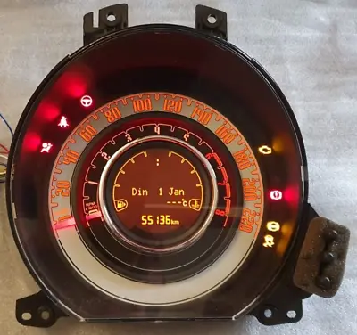 Fiat 500 Instrument Cluster 735624421 503015214108 • $120