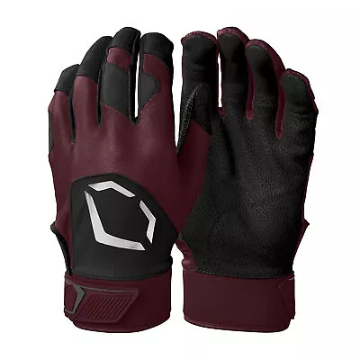 Evoshield Standout Adult Baseball/Softball Batting Gloves - Maroon - XL • $23.95