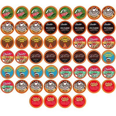 Two Rivers Coffee Chocolate Overload Coffee Variety Pods K Cup Sampler 52 Count • $25