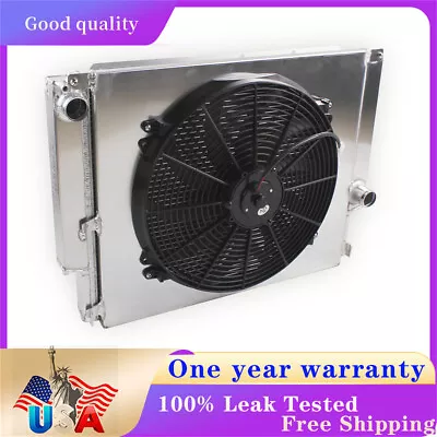 2Row Aluminum Radiator Fan For 1992-1999 BMW E36 320i 323i 325i 328i 325TD M3 • $165