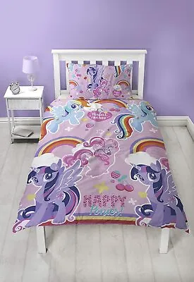 My Little Pony CRUSH Single Duvet Quilt Pillowcase Cover Set Kids Girls Bedroom • £15.99