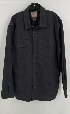 5.11 Tactical Mens Gray Cotton Long Sleeve Pockets Snap Up Shirt Jacket Size XL • $34.99