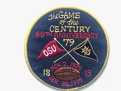 Notre Dame Ohio State 60th Anniversary Patch Commemorating The Famous 1935 Game • $9.99