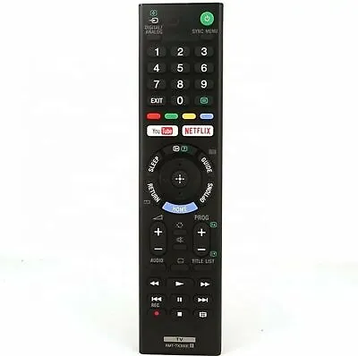 £4.99 • Buy Sony Tv Remote Control Rmt-tx300e Replacement Bravia 3d Netflix Youtube Buttons 