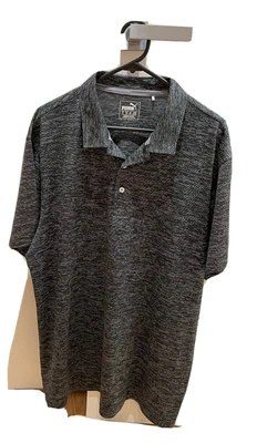 $29 • Buy Puma Golf Men’s Black Lightweight Polo Shirt US XL Extra Large