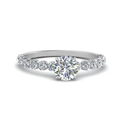 2 Carat Fascinating Diamonds Lab Created Round Diamond Engagement Ring • $2699