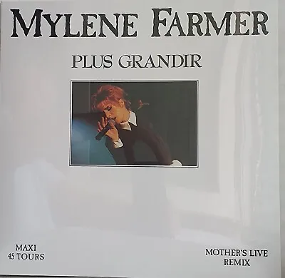 Mylene Farmer - Plus Grandir Maxi-single 45 Rpm. Vinyl Lp Limited  New Sealed • $20