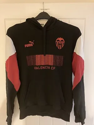 Valencia CF Puma Black/Red Football Hoodie (Small) • £13