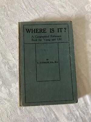 Where Is It? (S. Johnson - 1954) Vintage Hardback Book B12 • £8.95