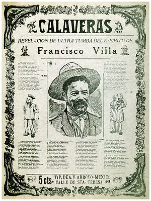 18x24 Poster Decor.Room  Interior Art.Mexico Catrina Pancho Villa Poem.6012 • $33