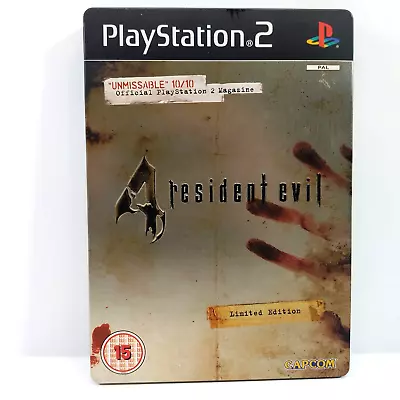 Resident Evil 4 Limited Edition PS2 Pre-Owned Complete With Manual & Mini Guide • $89.95