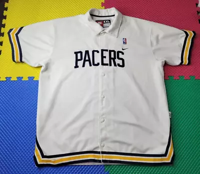 Nike Vintage Rewind Indiana Pacers Warm Up Jersey Mens Size 2XL XXL • $71.99