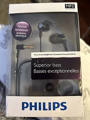 Philips Headphones Y2k Vintage 2000's Mp3 Bass Noise Isolation RARE Unused! Ipod • $10