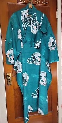 Miami Dolphins Blanket 50X50 With Sleeves • $16