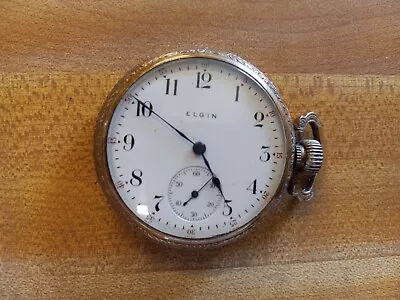 Vintage Elgin 15 Jewel Pocket Watch Not Running • $40