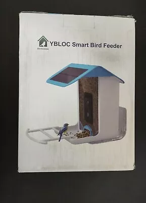 YBLOC Smart Bird Feeder Camera AI Recognition 2.4G WiFi Bird House BF002 - BLUE • £95.55