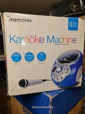 Memorex Mks5215 Portable Karaoke Player Blue Cd + Graphics. • $30