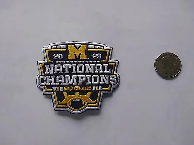 Ncca Michigan Wolverines 2023  Champs Jersey Jacket Vest Shirt Hoodie Patch • $4.60