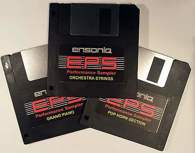 $24 • Buy Three Disk Sound Set For Ensoniq EPS (Piano, Horns, Strings) Over 30 Sold - New