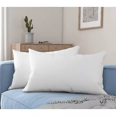 Acanva Premium Throw Pillow Inserts With Microfiber Filled Lumbar Support • $34.69