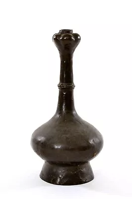 Early 16th Century Ming Chinese Bronze Garlic Head Long Neck Vase • £752.21