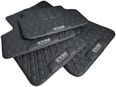 Leather Floor Mats For BMW Models ER56 Design Tailored Fit  1990-2023 • $699