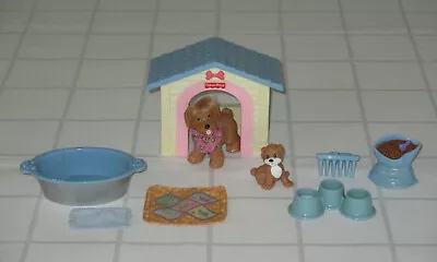 Fisher Price Loving Family Doll House Puppy Playtime 2005 Complete Set * Vgc • $48