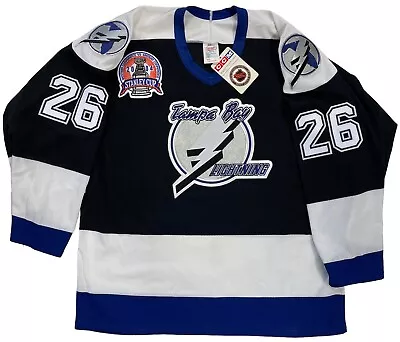 Martin St. Louis Ccm 2004 Tampa Bay Lightning Stanley Cup Jersey New Size L • $319.99